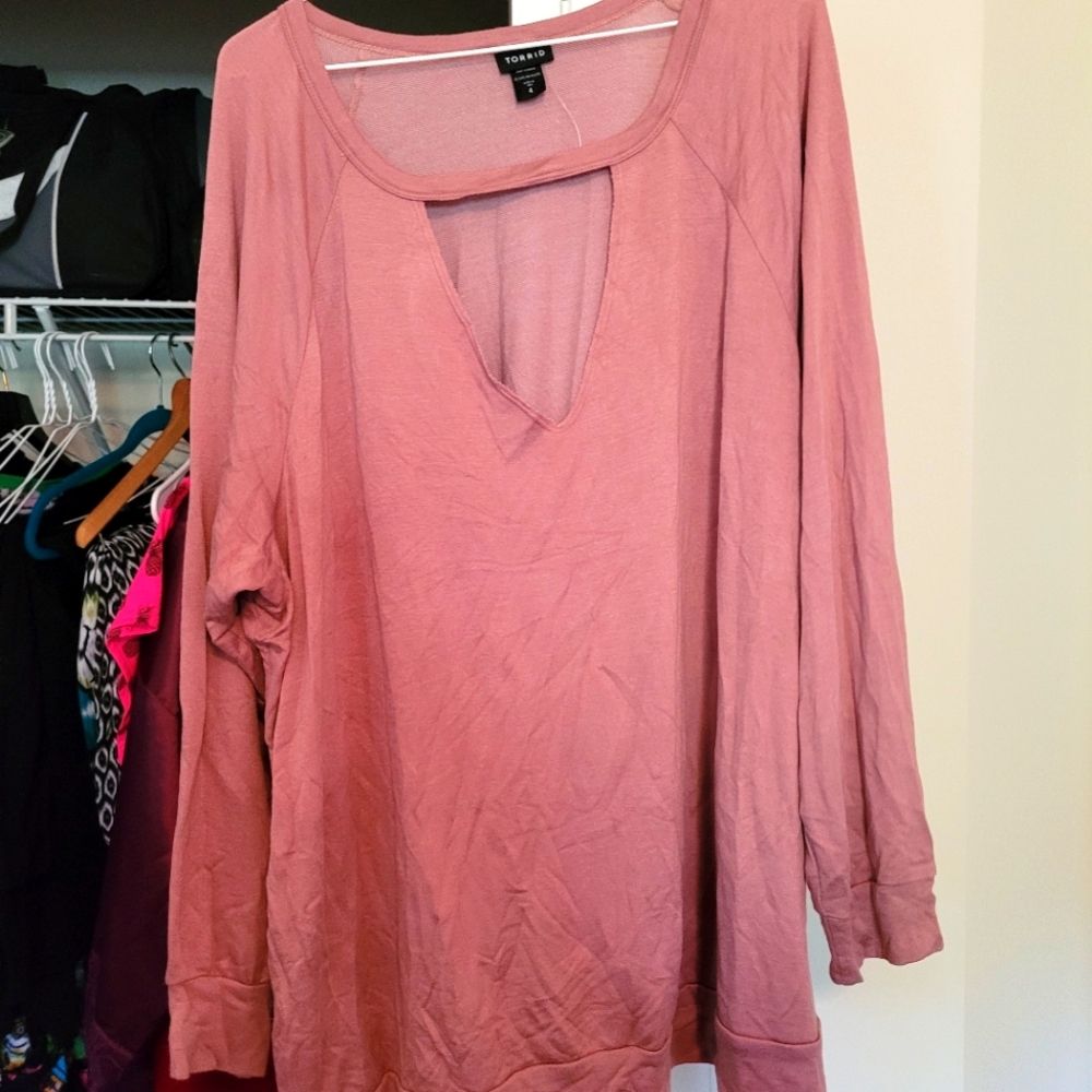 Pink blouse